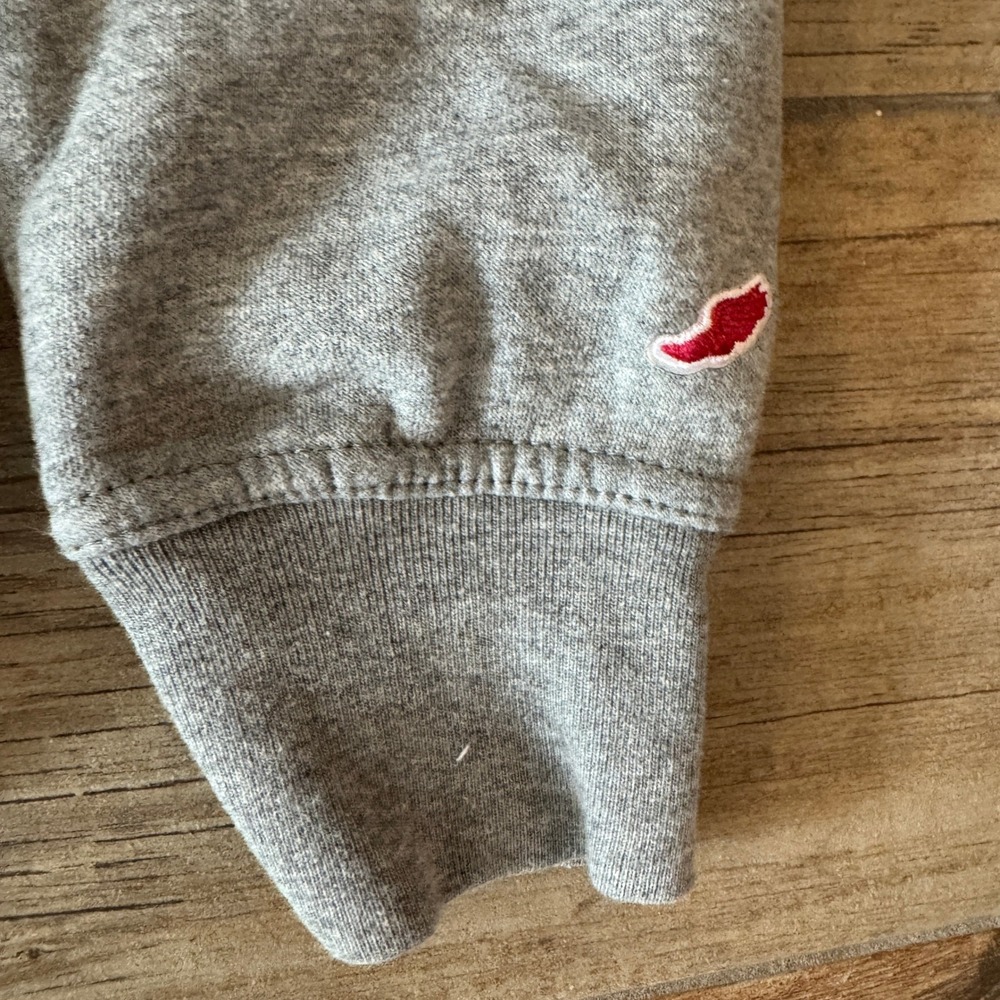 League Cornell University Grey Crewneck Sweatshirt Pullover Embroidered Small - Picture 5 of 16